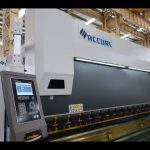 4 المحور CNC آلة الصحافة الفرامل 175 طن × 4000mm التتويج CNC الآلية