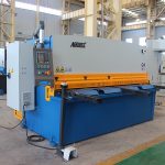 QC11y-16X3200 cnc قطع الفولاذ المقاوم للصدأ التلقائي الهيدروليكية الحديد لوحة المقصلة آلة قص مع e21